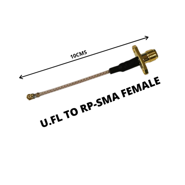 U.FL TO RP-SMA-FEMALE RG316 CABLE 10 CMS