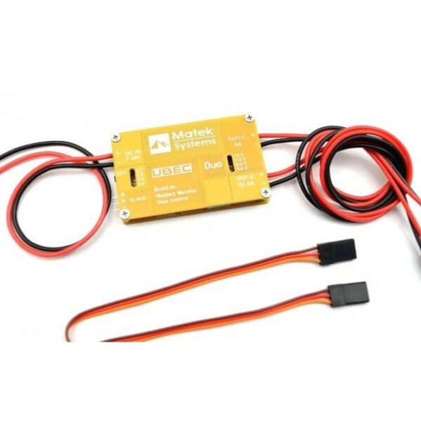 MATEK UBEC DUO 4A/5~12V & 4A/5V