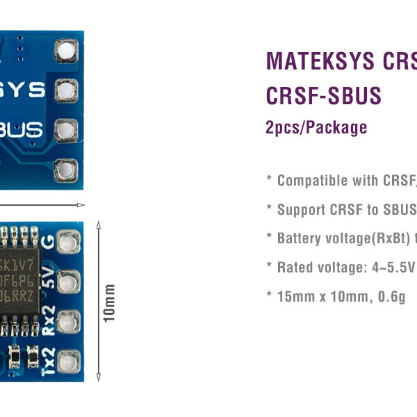 ELRS CRSF TO SBUS CONVERTER