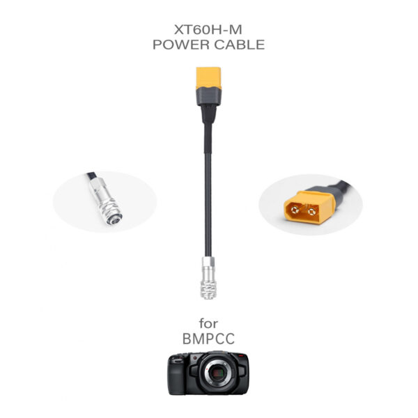 iFlight XT60H-Male Power Cable for 4K/6K Blackmagic Pocket Cinema Camera