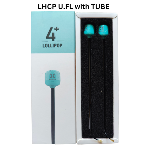 Foxeer Lollipop 4 Plus LHCP with TUBE High Quality 5.8G 2.6dBi FPV Omni LDS Antenna