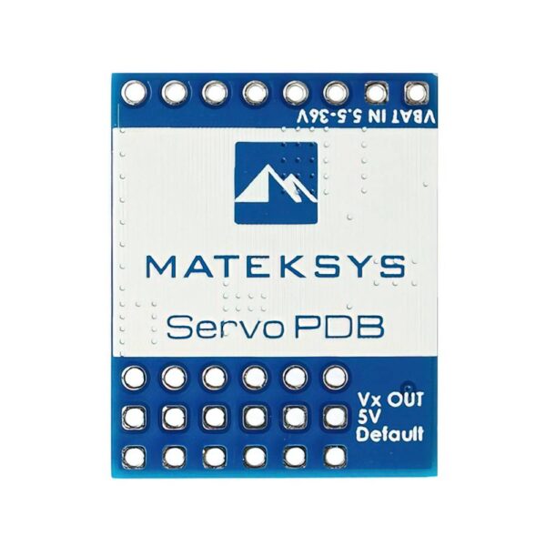 MATEKSYS Servo PDB w/ BEC 5.5-36V to 5-8.2V - SVPDB-8S