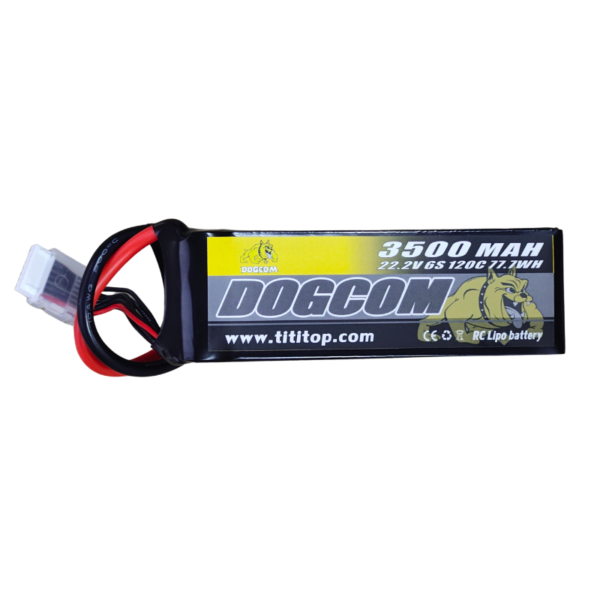 DOGCOM 6S 3500mAh 120C 22.2V LiPo Battery XT60