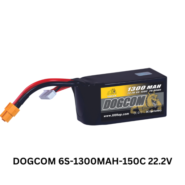 The UCELL series is a new line of FPV LiPo batteries released by DOGCOM in 2024. These batteries are designed to provide high-quality performance at an affordable price point. The specifications of the UCELL series include: SPECIFICATIONS: Brand: DOGCOM UCELL SERIES Minimum Capacity: 1300mAh Configuration: 22.2V / 6S1P /6 Cells Continuous Discharge Rate: 150C Dimensions: Length: 80mm Width: 39mm Height: 35mm Weight: About 220gms Charge Plug: JST-XHR Discharge Plug: XT60 WHY DOGCOM? Dogcom Lipo Battery are BIS CERTIFIED by Indian Government.All Dogcom Lipo Battery carry the BIS LOGO as per the BIS NORMS. Dogcom LiPo battery passed ISO9001:2000 international quality system certification, CE certification, UL certification and ISO14001 environmental management system certification, all products stand for testing from customers. Dogcom uses world-class testing equipment and has a laboratory to carry out various tests for battery performance and material testing. Dogcom has the most advanced manufacturing process of a high-rate LiPo battery, which can get an internal stability quality of a high-rate LiPo battery. Dogcom has strict on-site management and improves the system to ensure the battery’s quality, providing customers with safe and reliable products. Dogcom brand always insists on technique first and adapting to the market changes. Putting effort into providing users with international top products and services. Dogcom has Authorized ANUBIS TECH(ANUBISRC)as exclusive distributor for service and warranty support. BATTERY SAFETY: NEVER leave batteries charging while unattended. Make certain that the voltage and current settings on the lithium polymer charger are appropriate for the battery pack being charged. Lithium polymer needs to be CHARGED and STORED in a Lipo Sack or other fire-safe container. Avoid charging batteries close to combustible materials or liquids. Keep a dry fire extinguisher handy, or use a big bucket of dry sand, which is both affordable and efficient. Keep away from children and pets at all times. Never discharge a cell below 3.5V because doing so could void the warranty and result in permanent damage. If a battery is damaged or burnt, it could explode. Discard the battery responsibly immediately. Never keep batteries plugged into a device. Never leave batteries in the car. PACKAGE CONTENTS: 1 x DOGCOM 6S 1300mAh 150C 22.2V UCELL SERIES Lipo Battery XT60