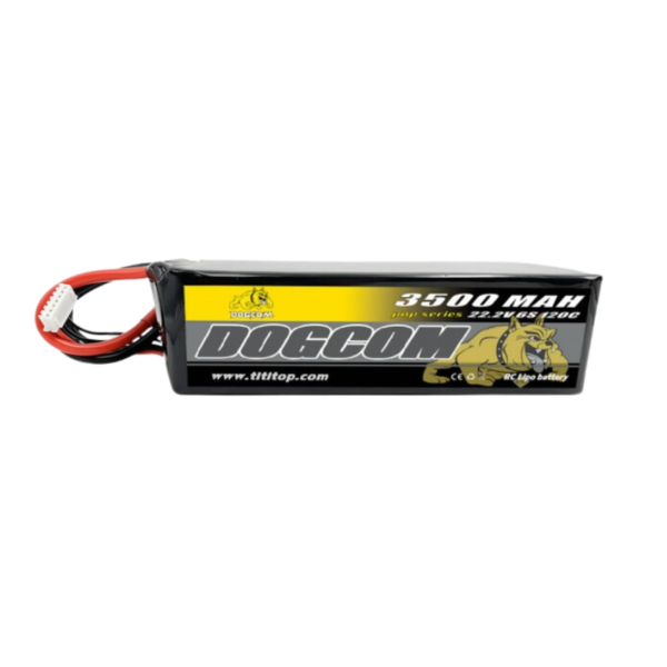 DOGCOM 6S 3500mAh 120C 22.2V LiPo Battery XT60