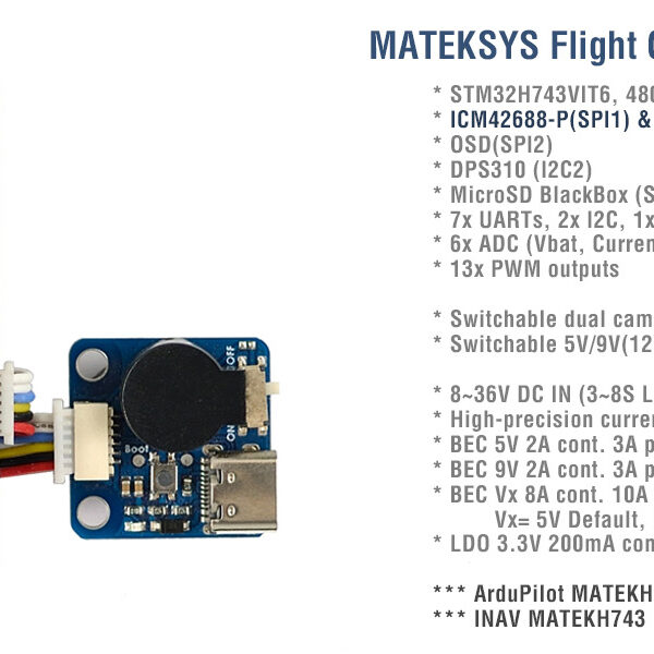 MATEKSYS H743-WING V3 FLIGHT CONTROLLER_1