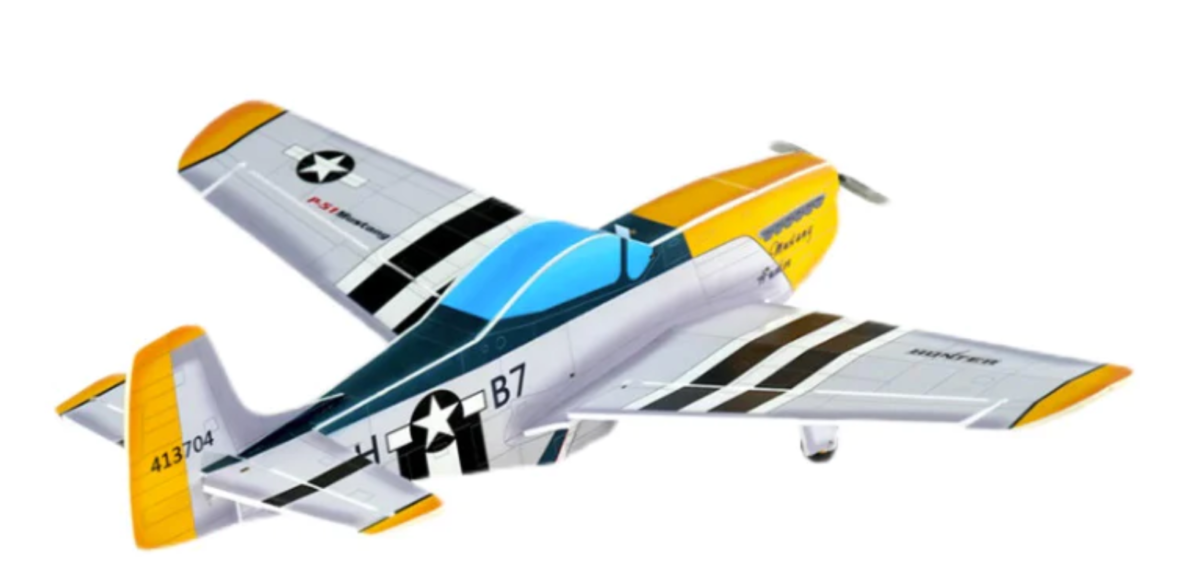 P-51 Mustang-PNP with RX1.0 FLIGHT CONTROLLER_6