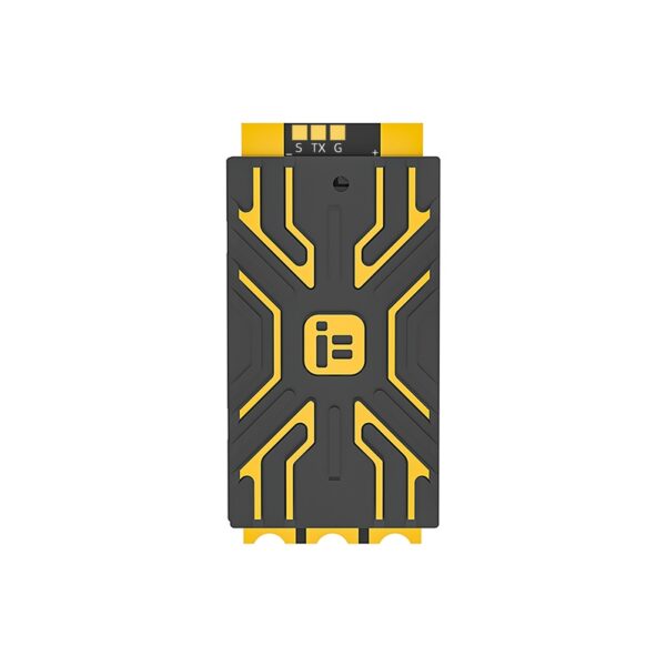 iFlight BLITZ E80 80A single ESC front view with black and gold cover