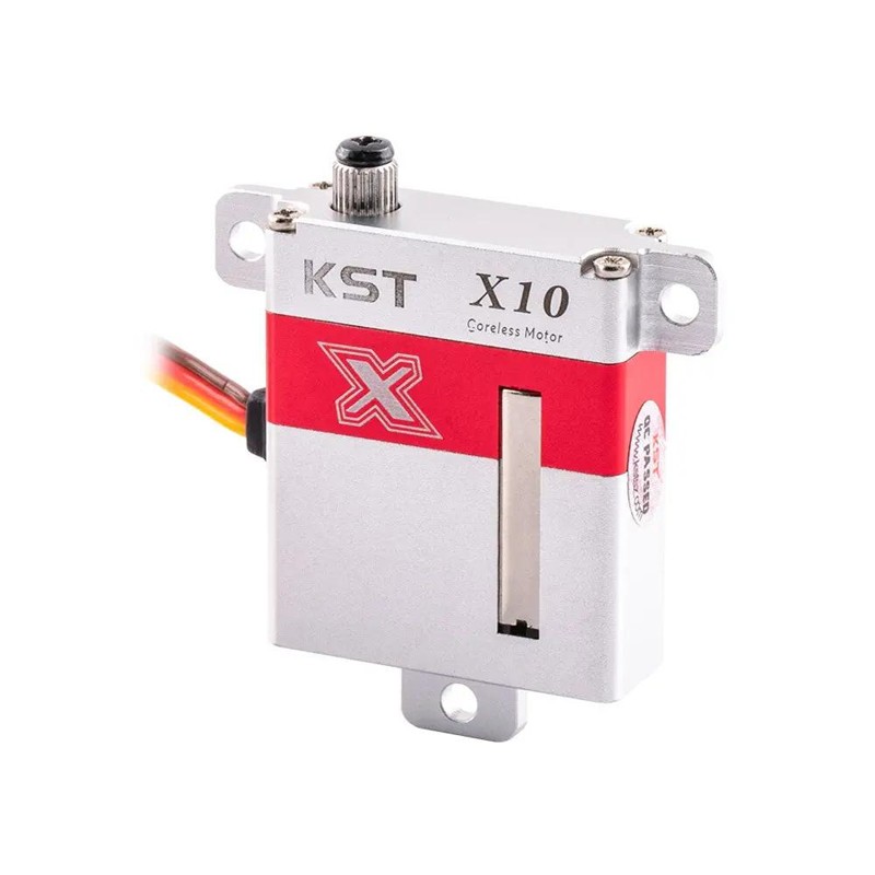 kst-x10-v8-case-detail KST X10 V8.0 servo aluminium case, output shaft and mounting tabs