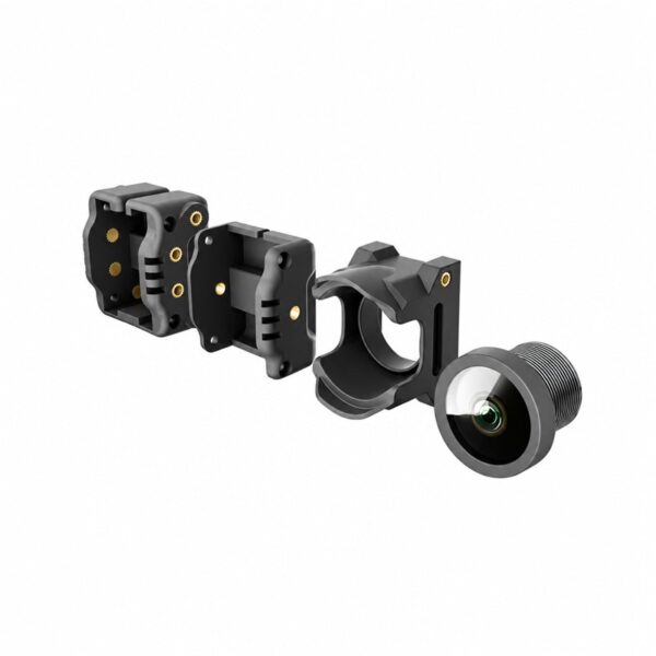 Flywoo O4 Wide Lens Set with wide-angle lens, front housing and 18mm and 20mm camera adapters