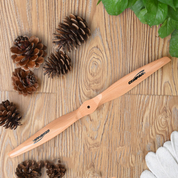 Representative Gemfan wooden electric propeller, front view