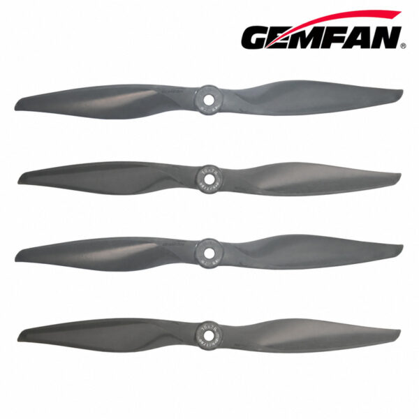 Gemfan Vortex 10x7 glass fiber nylon propeller pack containing two CW and two CCW propellers