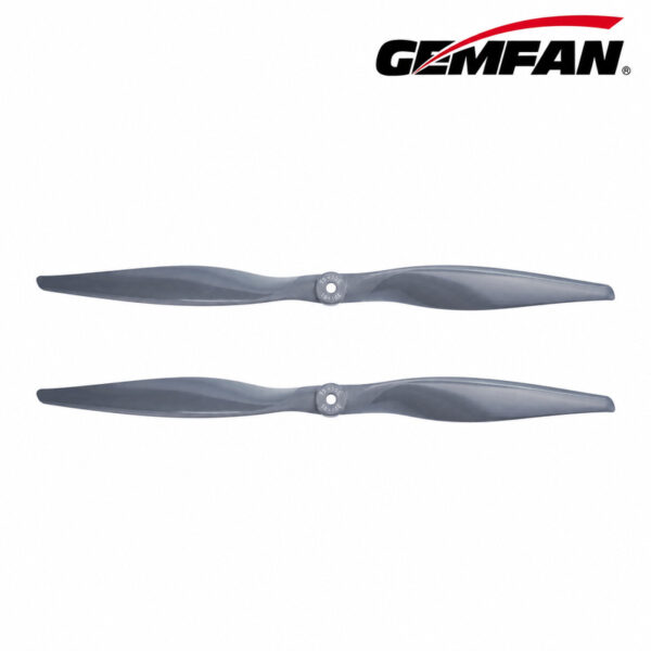 Two Gemfan Vortex 15x10E glass fiber nylon electric propellers, E-version two-piece pack