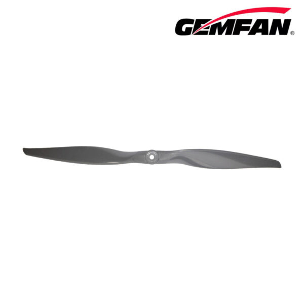 Gemfan Vortex 15x10E propeller front view showing E-version hub marking
