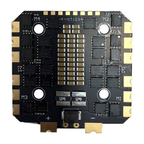 SPEDIX BLS 100A AM32 4-in-1 ESC capacitor side on a white background