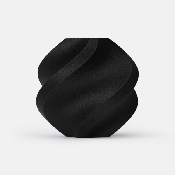 Bambu Lab PA6-CF Black – official spiral vase filament colour sample