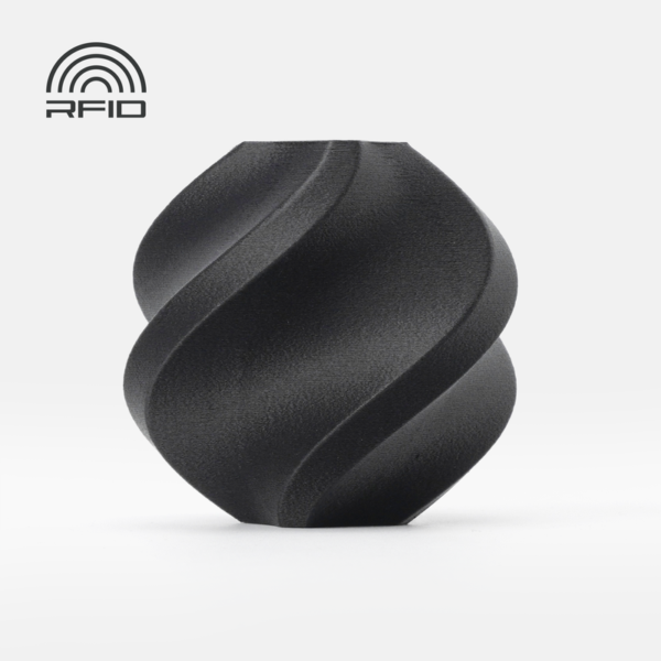 Bambu Lab PETG-CF Black – official spiral vase filament colour sample