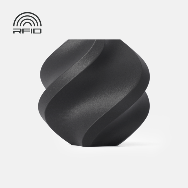 Bambu Lab PETG-CF Titan Gray – official spiral vase filament colour sample