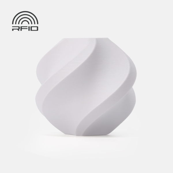 Bambu Lab PETG HF White – official spiral vase filament colour sample