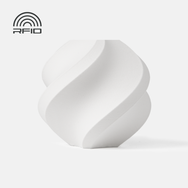 Bambu Lab PLA Aero White – official spiral vase filament colour sample