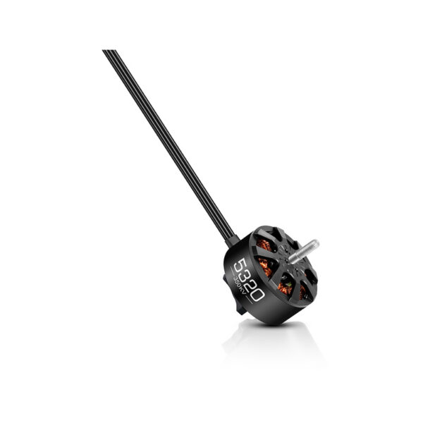 Hobbywing RTF 5320-350KV brushless motor angled view with motor leads