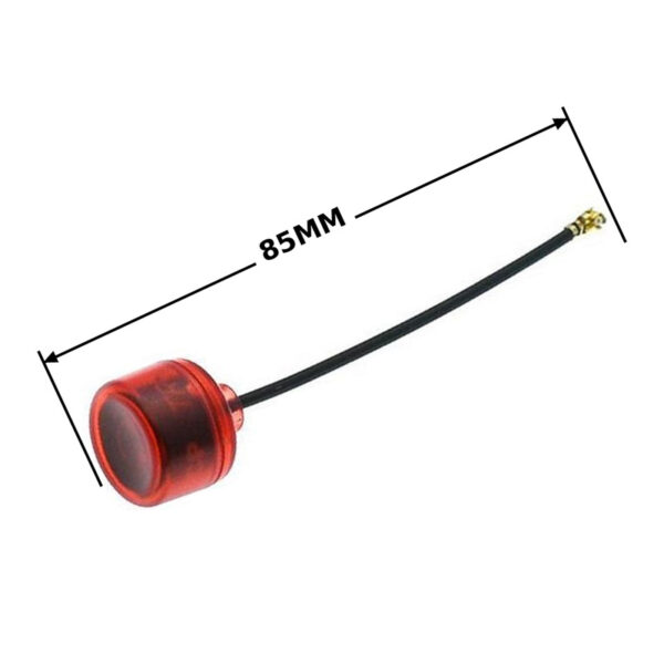 TRUERC CORE 5.8 RHCP U.FL ANTENNA — 85 mm with matching dimension and end lines